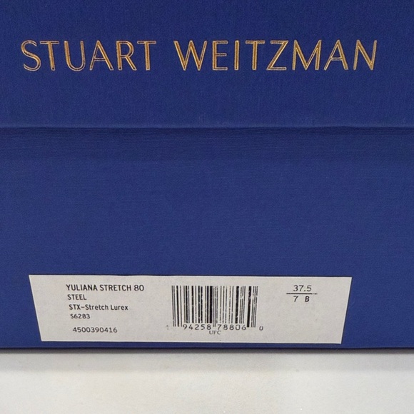 Stuart Weitzman Glitter Heeled Boots - Picture 2 of 4
